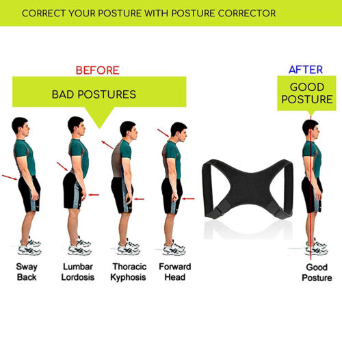 Posture Corrector Brace for Desk Work and Back Support