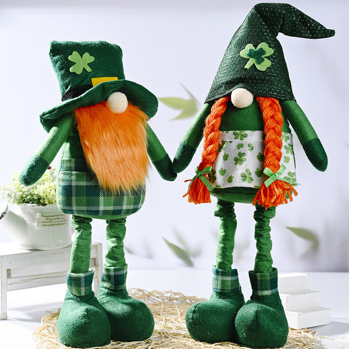 St. Patrick's Day Gnome Dolls Coordinated Holiday Pair