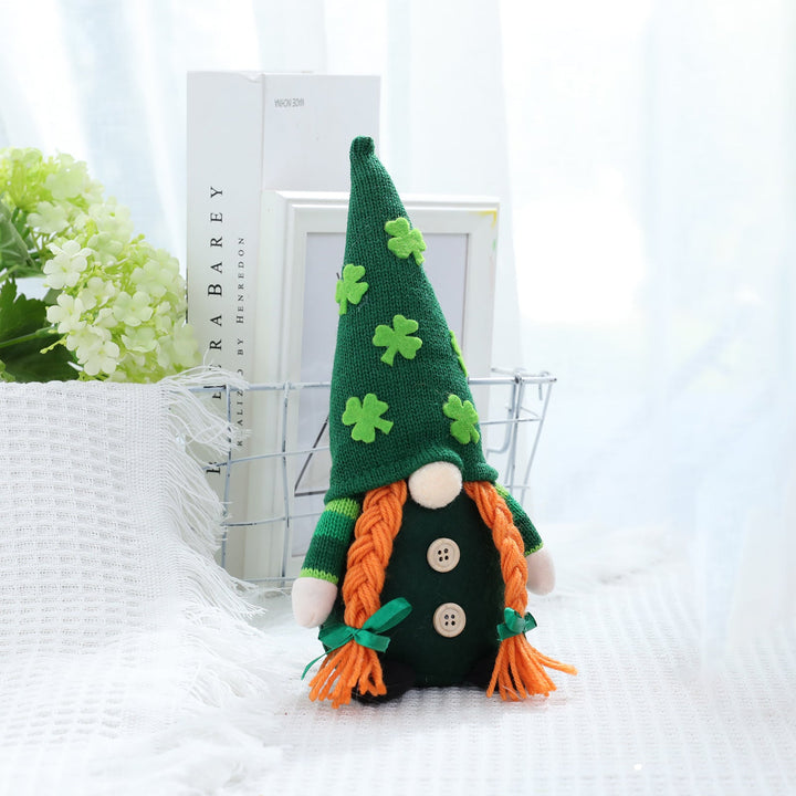St. Patrick's Day Gnome Set for Festive Tabletop Decor