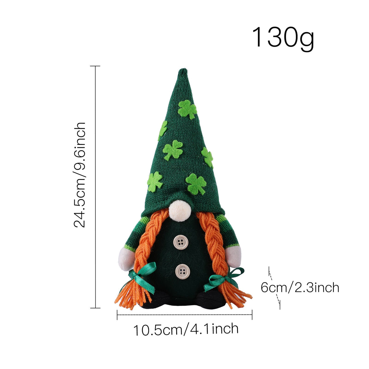 St. Patrick's Day Gnome Set for Festive Tabletop Decor
