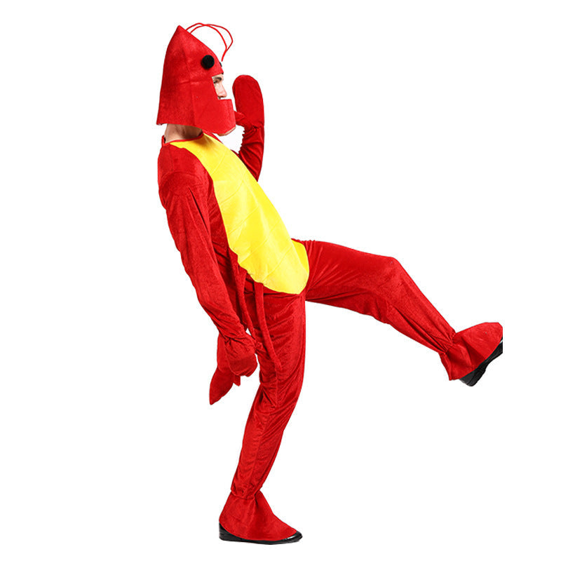Lobster Costume Full-Body Stage Character Outfit Set
