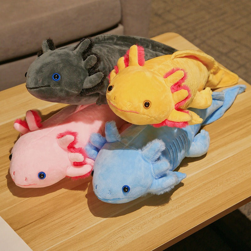 Salamander Plush Pillow: Cuddly Whimsical Room Decor