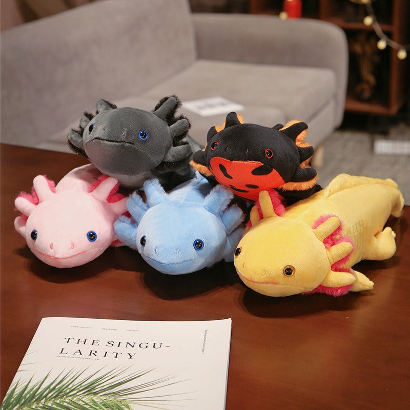 Salamander Plush Pillow: Cuddly Whimsical Room Decor