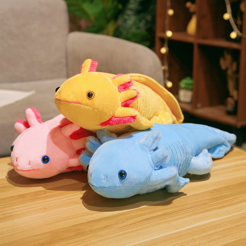 Salamander Plush Pillow: Cuddly Whimsical Room Decor