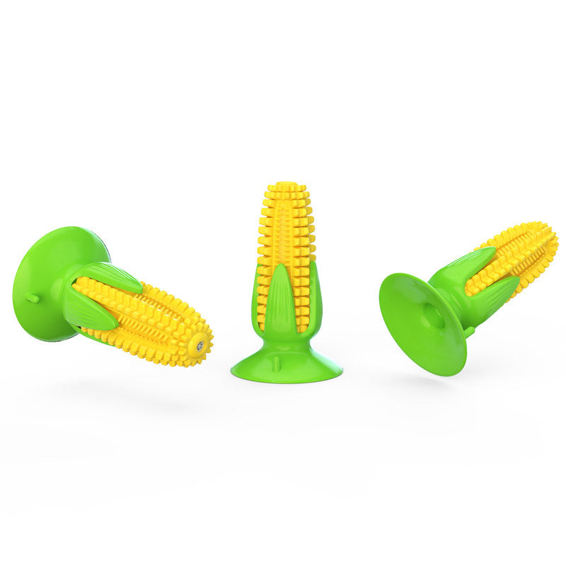 Suction-Cup Dog Chew Toy for Hands-Free Dental Play