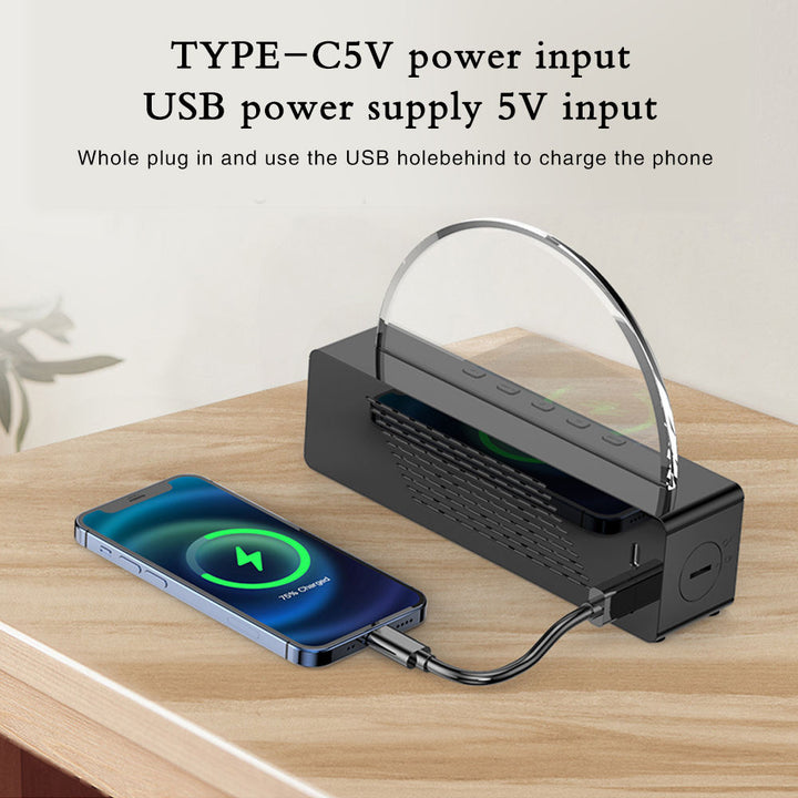 Sunset Alarm Clock with RGB Light & USB Charging