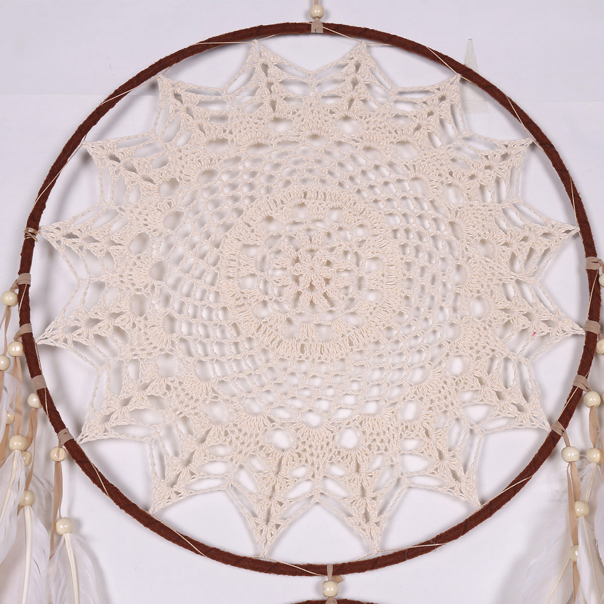 Three-Ring Dream Catcher Wall Decor for Boho Rooms