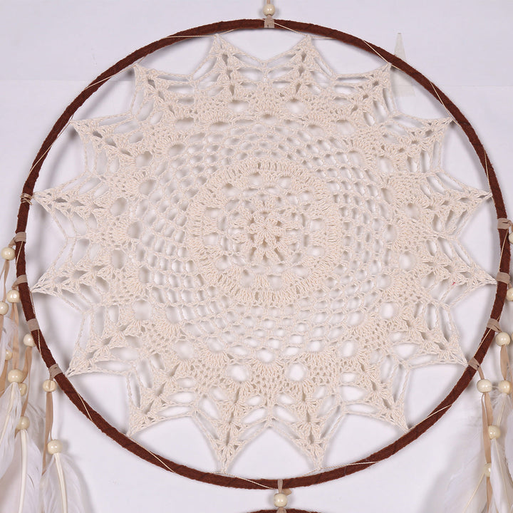 Three-Ring Dream Catcher Wall Decor for Boho Rooms