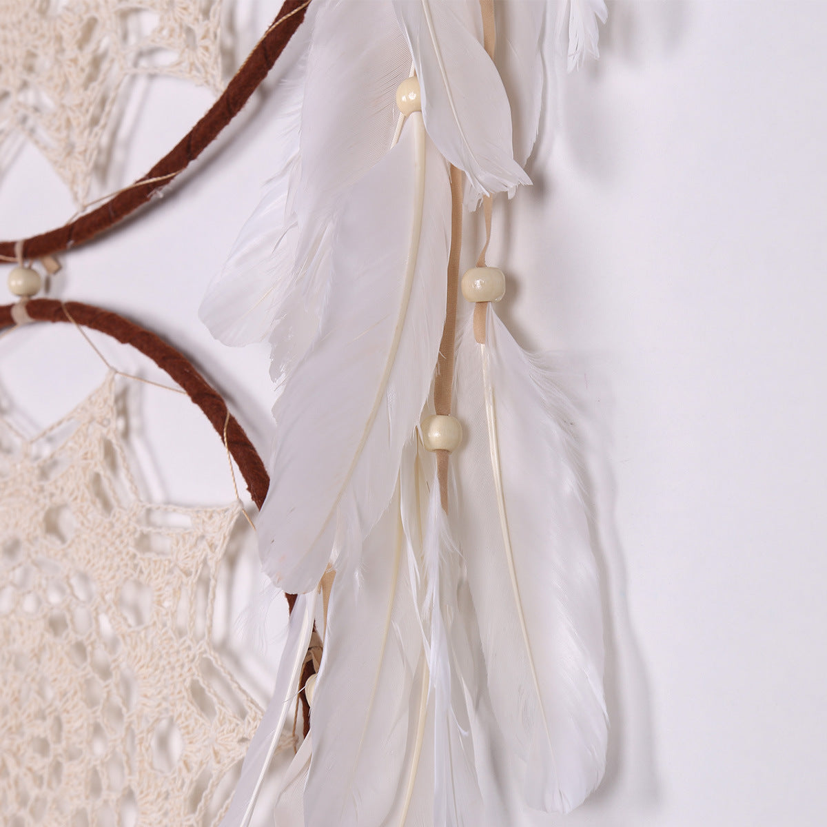Three-Ring Dream Catcher Wall Decor for Boho Rooms