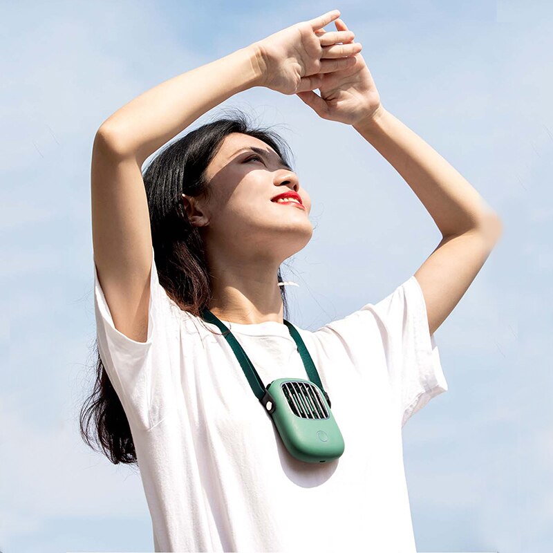 Hands-Free Portable Neck Fan for Commutes & Outdoors
