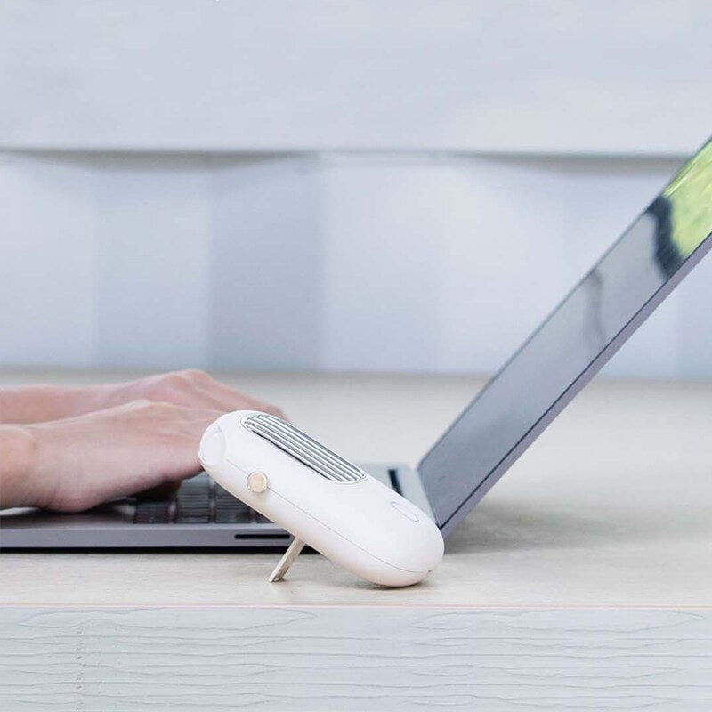 Hands-Free Portable Neck Fan for Commutes & Outdoors