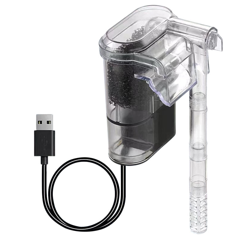 Mini Aquarium Filter – 250L/H USB Hanging Filter