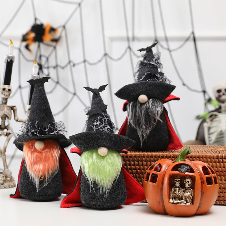 Halloween Vampire Doll Trio | Playful Mantel Decor