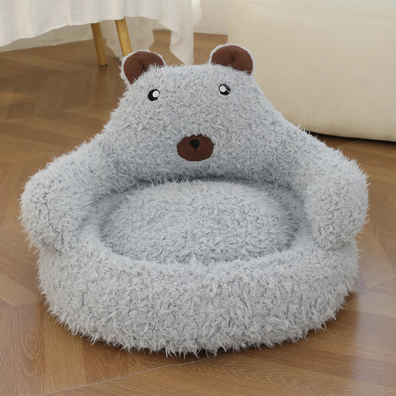 Alpaca Cat Bed House for Warm, Cozy Indoor Pet Comfort
