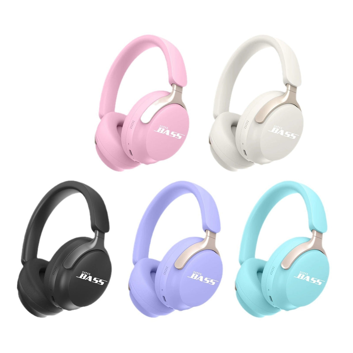 Macaron Wireless Headphones, Bluetooth 5.3 Over-Ear