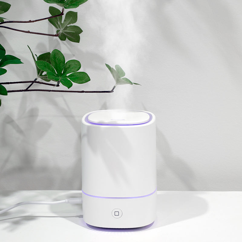 Wood Grain Aroma Diffuser for Calm Mist and LED Glow