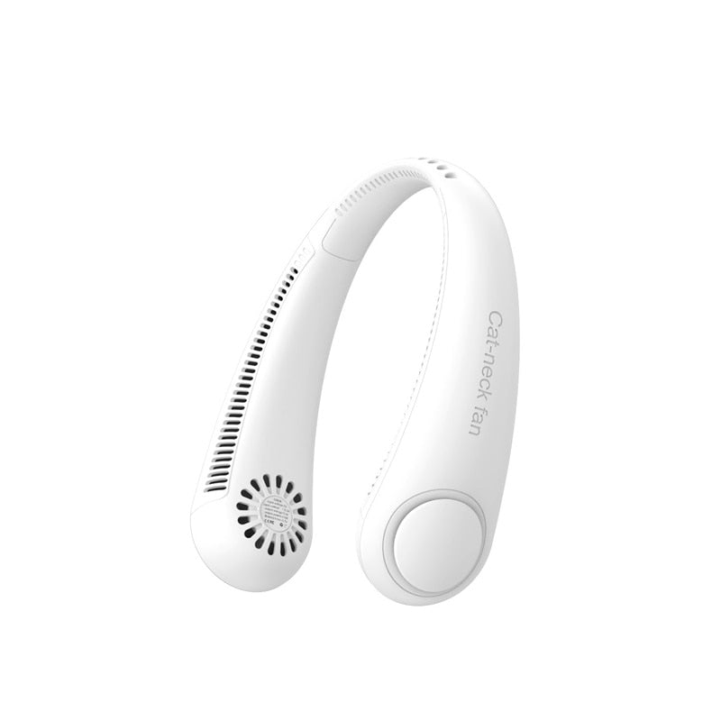 Bladeless Wearable Neck Fan, Hands-Free Summer Cooling
