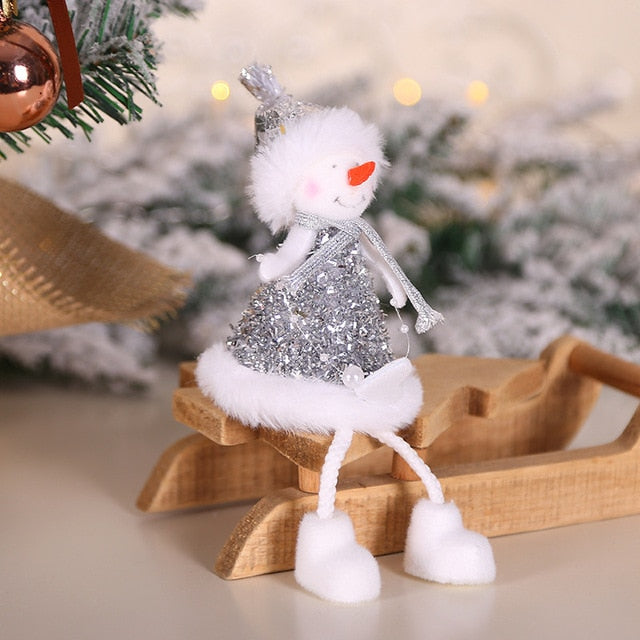 Plush Angel Christmas Ornament Cozy Holiday Tree Decor