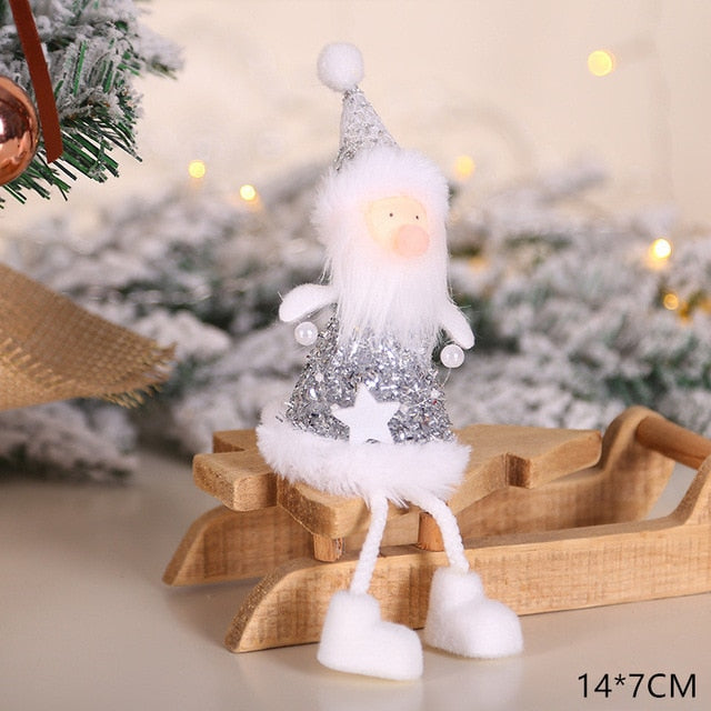 Plush Angel Christmas Ornament Cozy Holiday Tree Decor