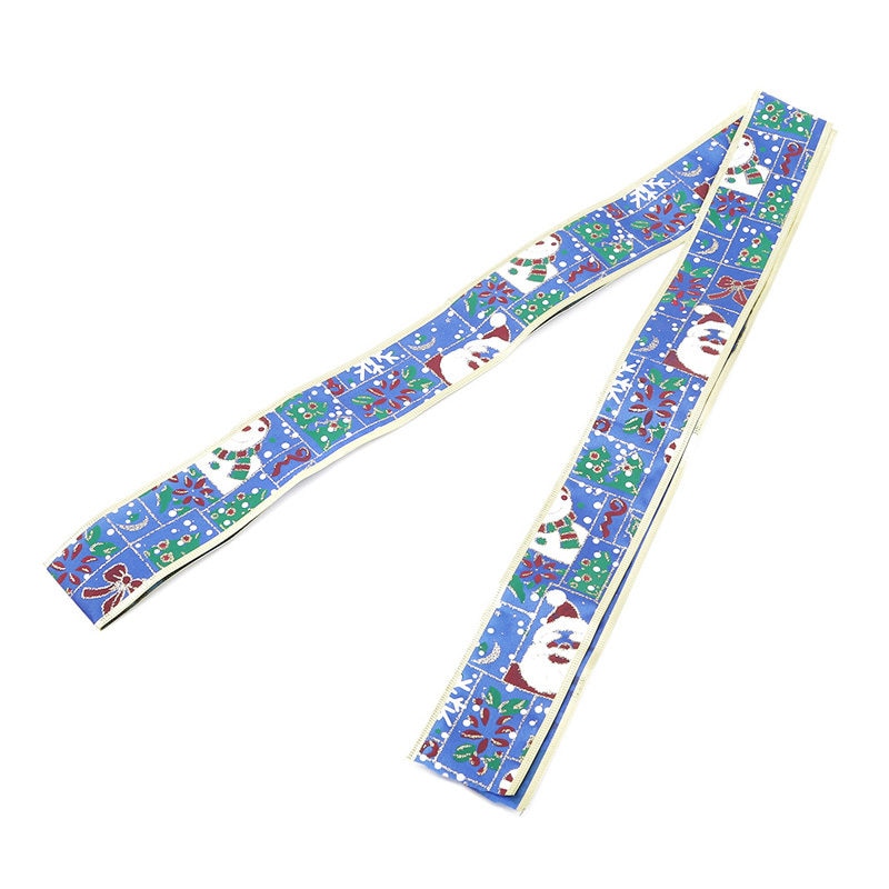 Christmas Wired Ribbon for Gift Wrap and Tree Decor