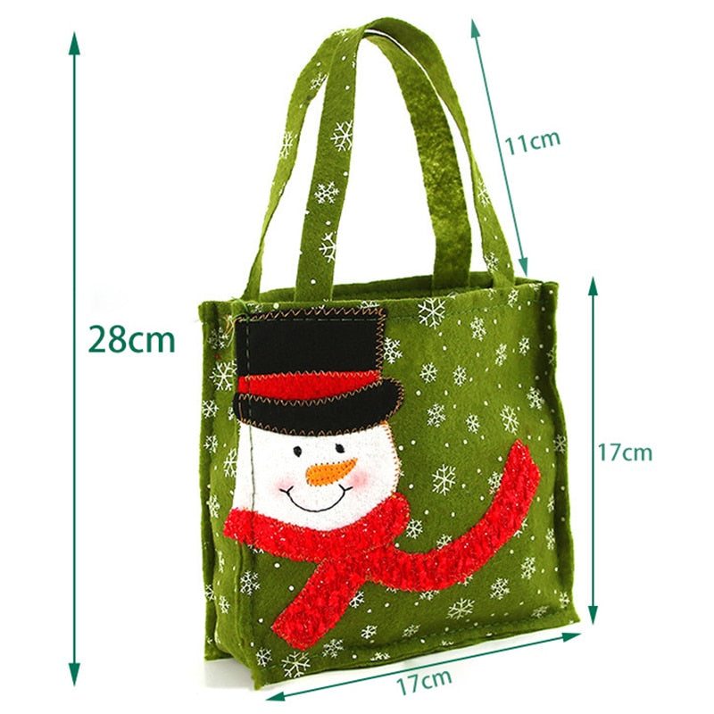 Christmas Gift Bags for Candy and Holiday Storage
