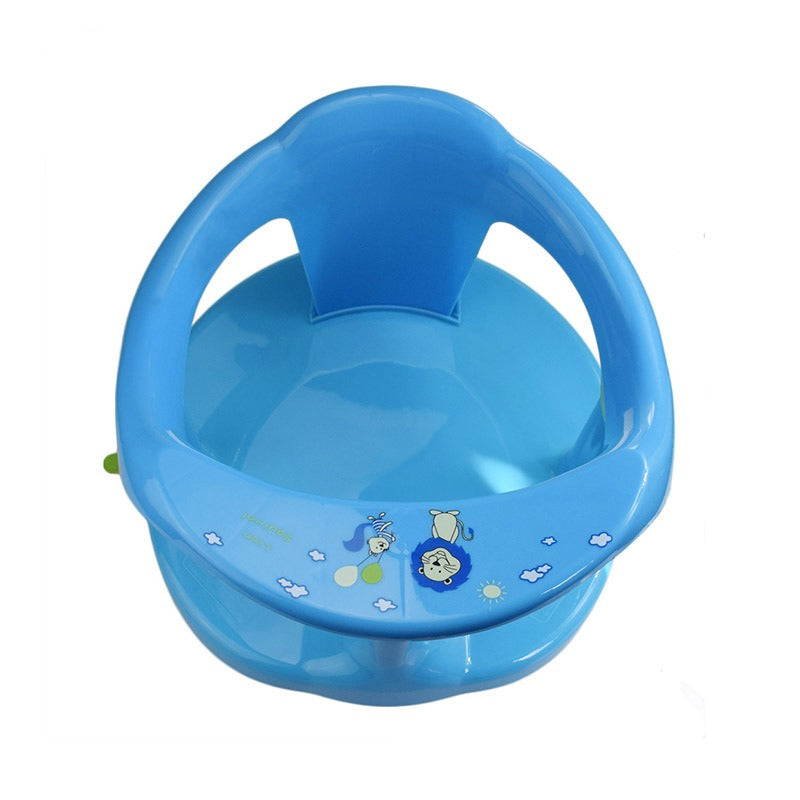 Baby Bath Seat with Four-Point Suction Stability Aid