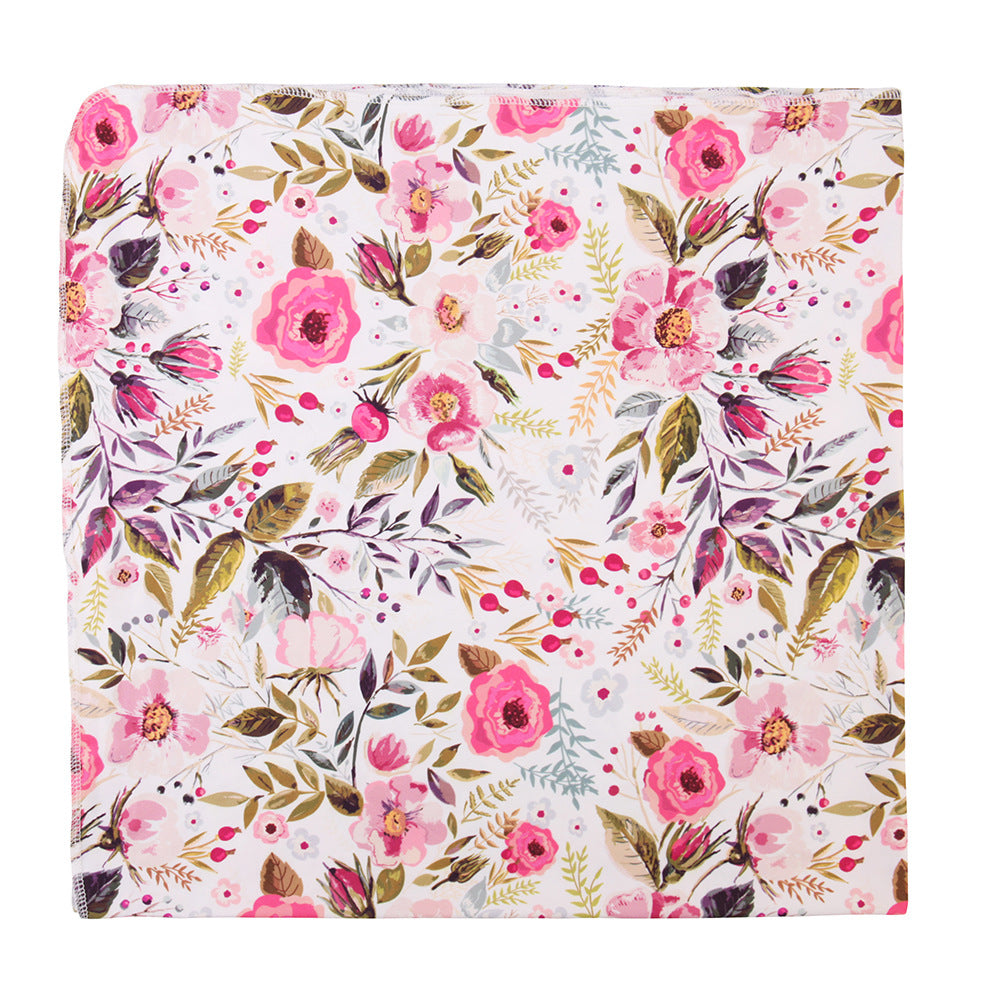 Newborn Wrap & Bow Set for Dreamy Floral Photos