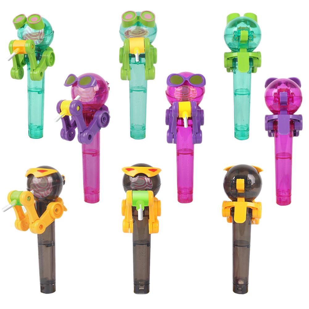 Robot Lollipop Holder — Playful Candy Cover Toy