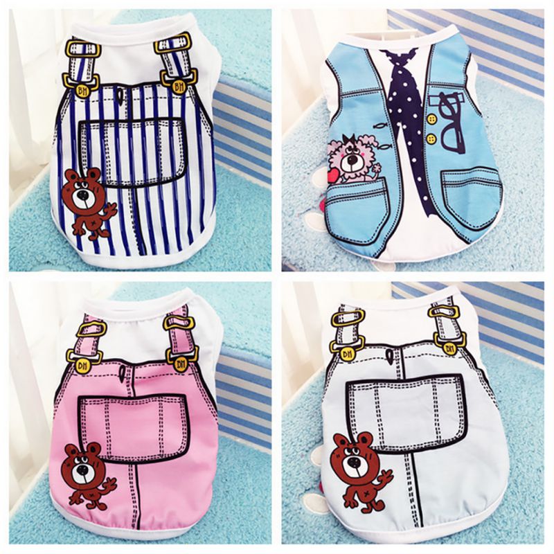 Pet Summer Vest Outfit for Cute Small Dogs and Cats