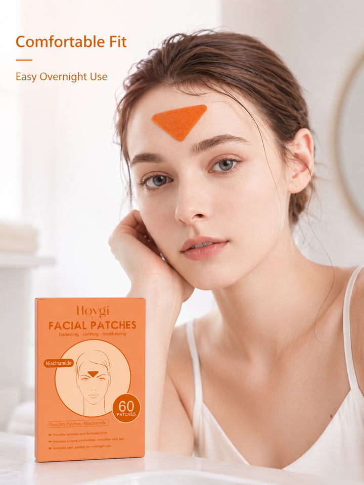 Forehead Wrinkle Patches — Niacinamide + Hyaluronic Acid