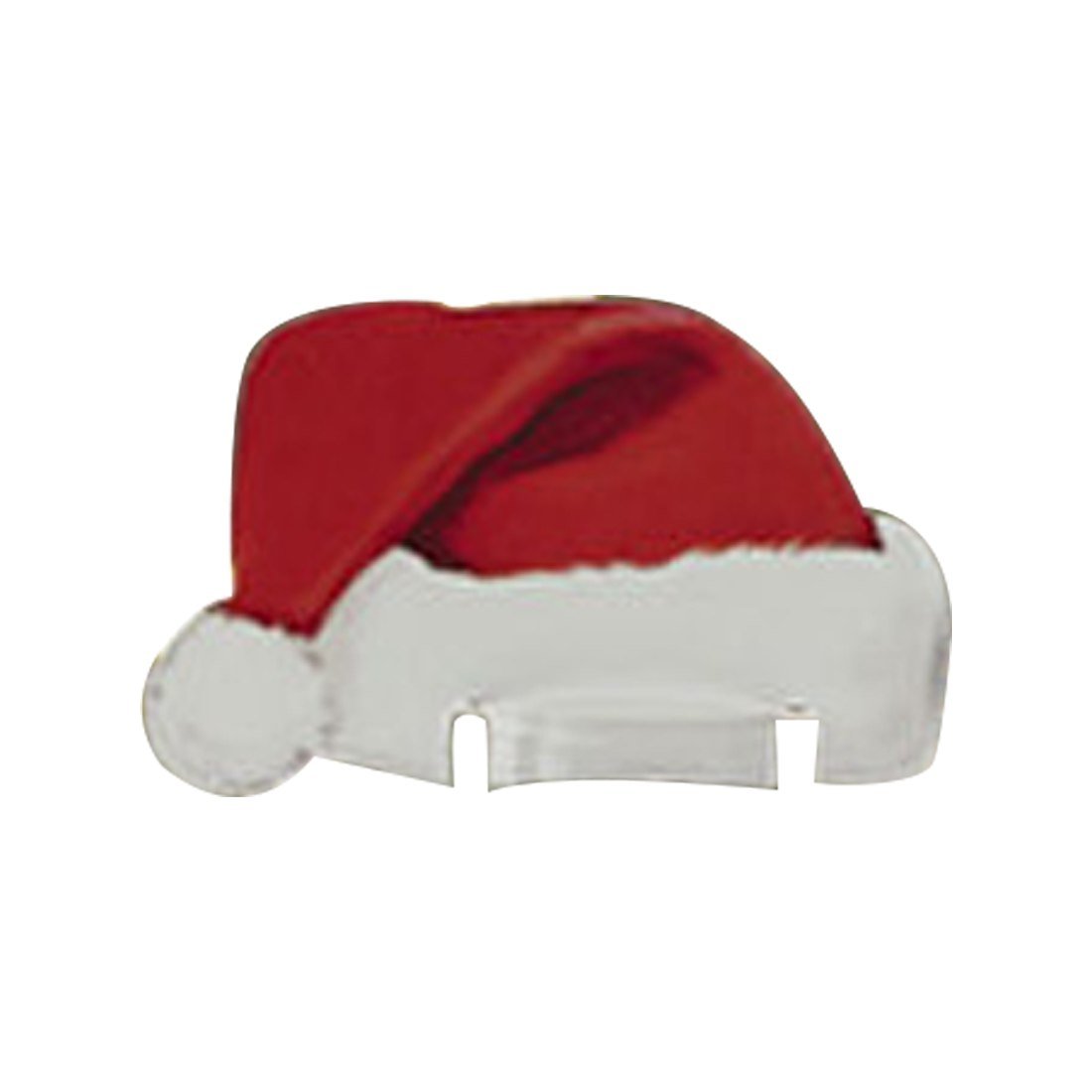 Christmas Wine Glass Markers Santa Hat Set of 10