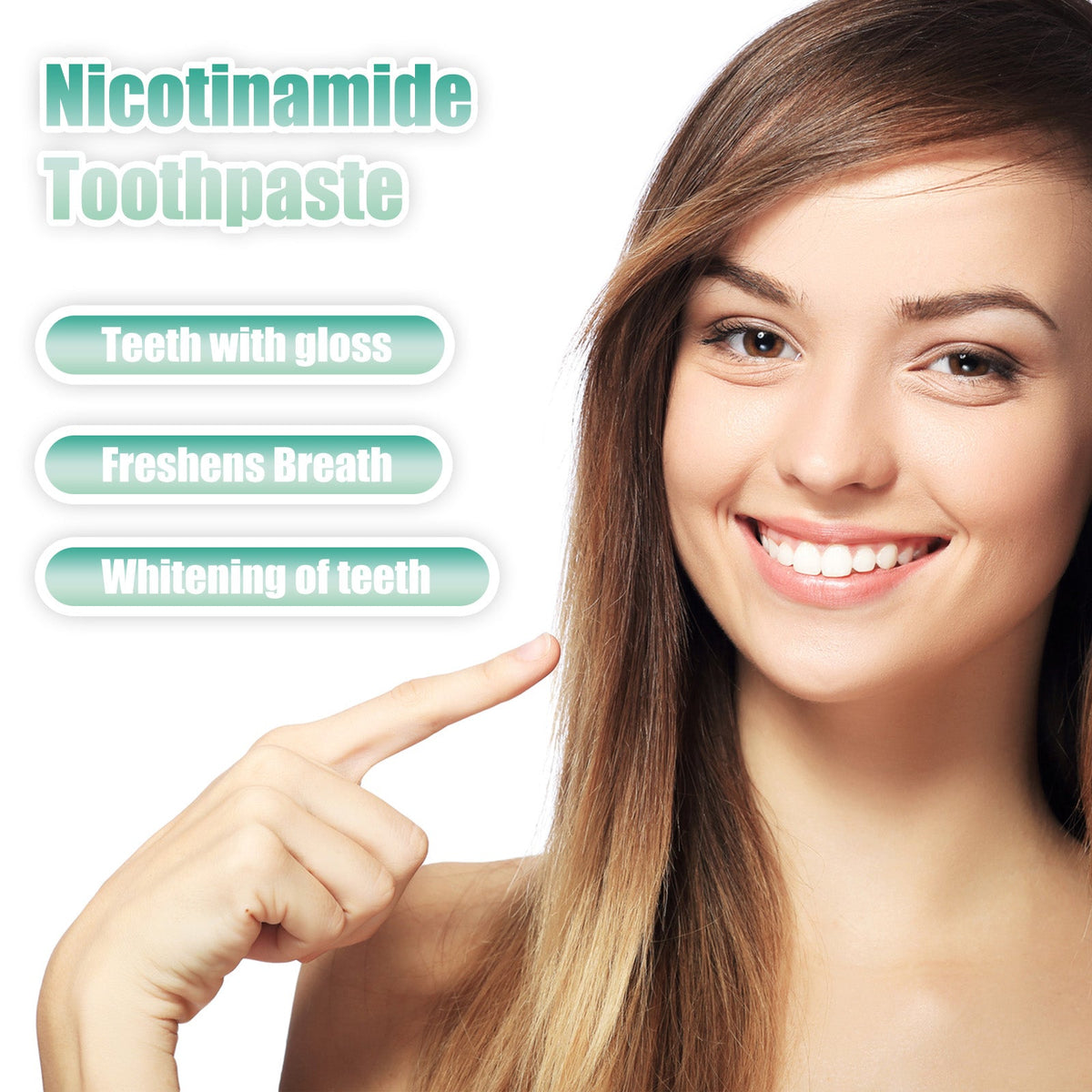 Nicotinamide Toothpaste for Surface Stains & Fresh Breath
