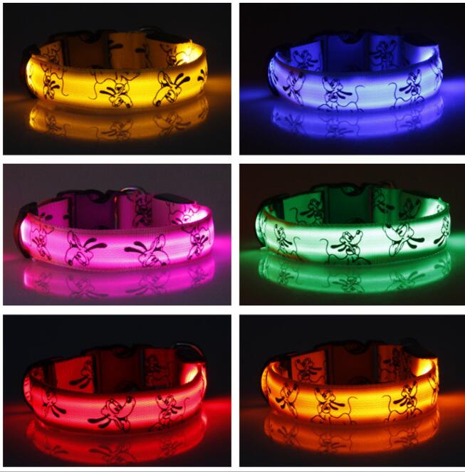 LED Dog Collar for Night Walks: Glows Visible in the Dark