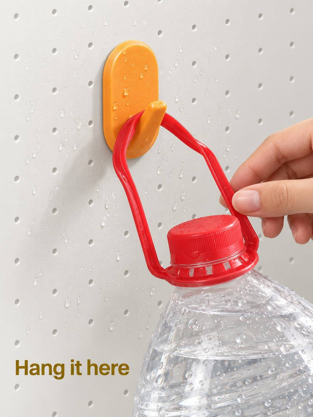 No-Drill Sticky Wall Hook for Door and Bathroom Storage
