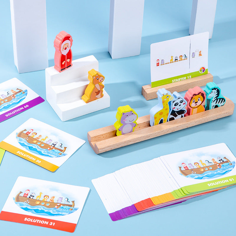 Noah's Ark Sorting Game for Screen-Free Logic Play