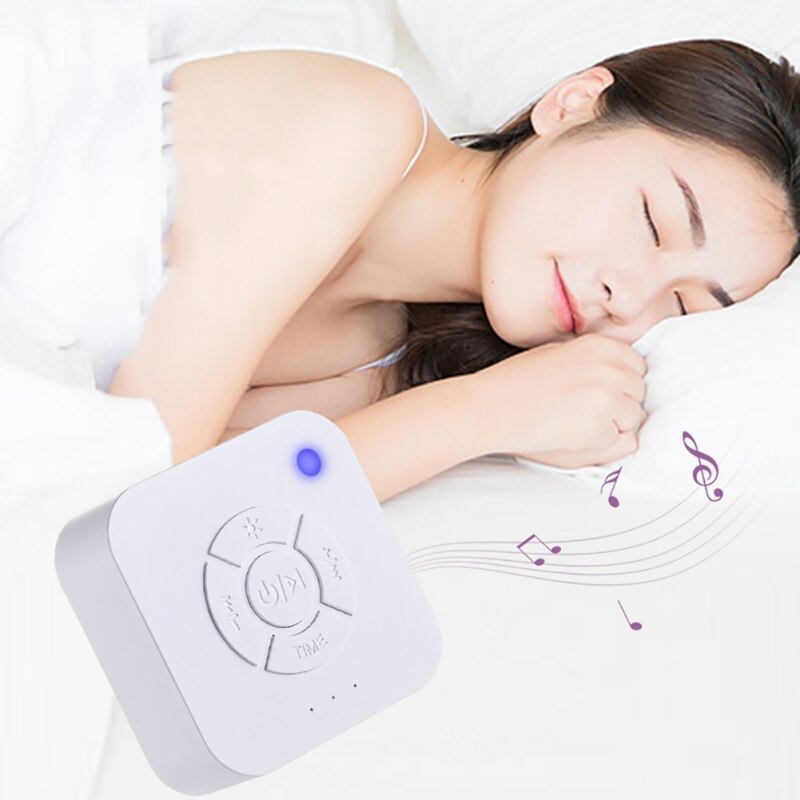 Compact Sleep Sound Machine with Music and Breathing Light