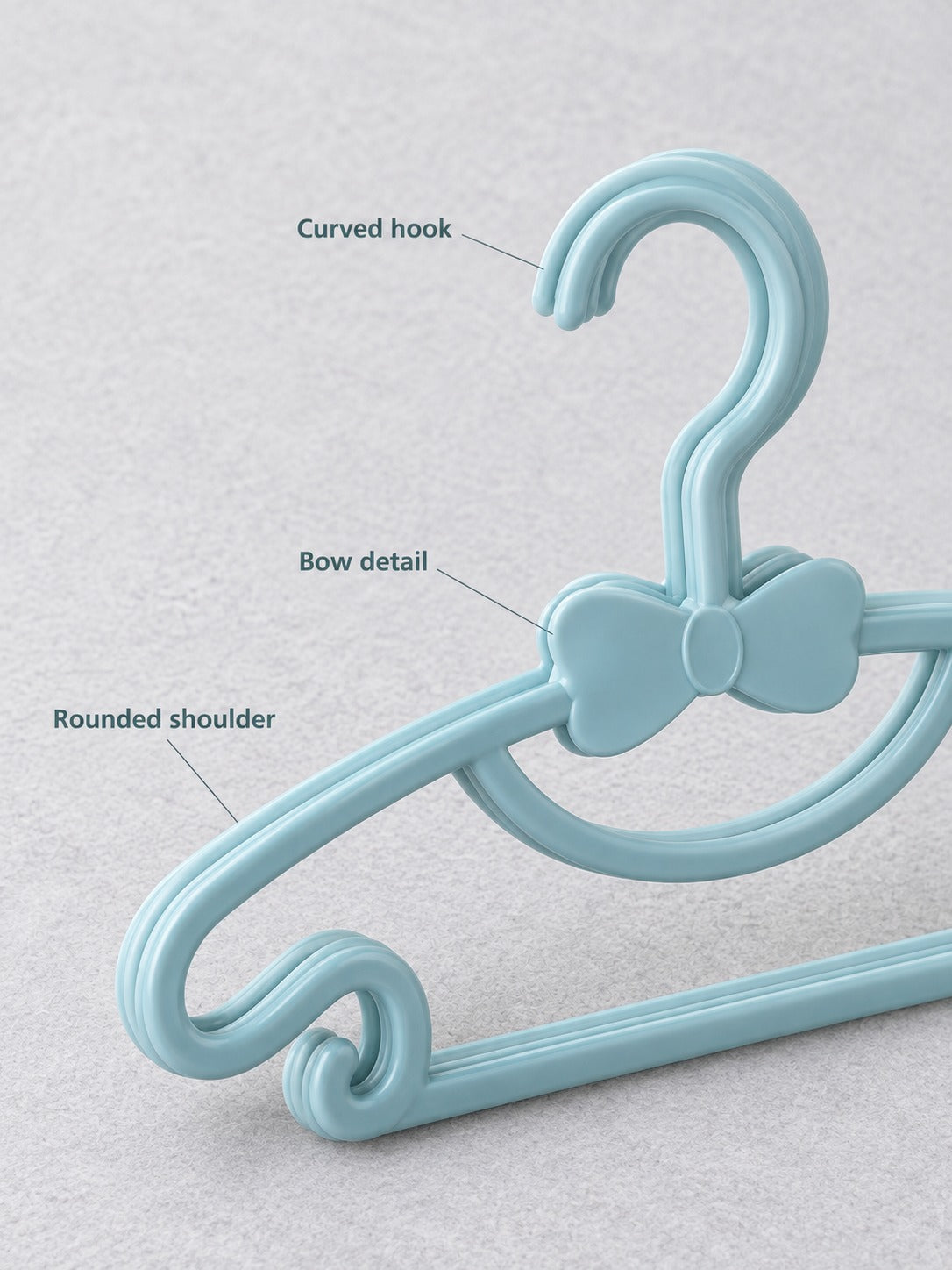 Non-Slip Baby Clothes Hangers for Nursery Closets Set