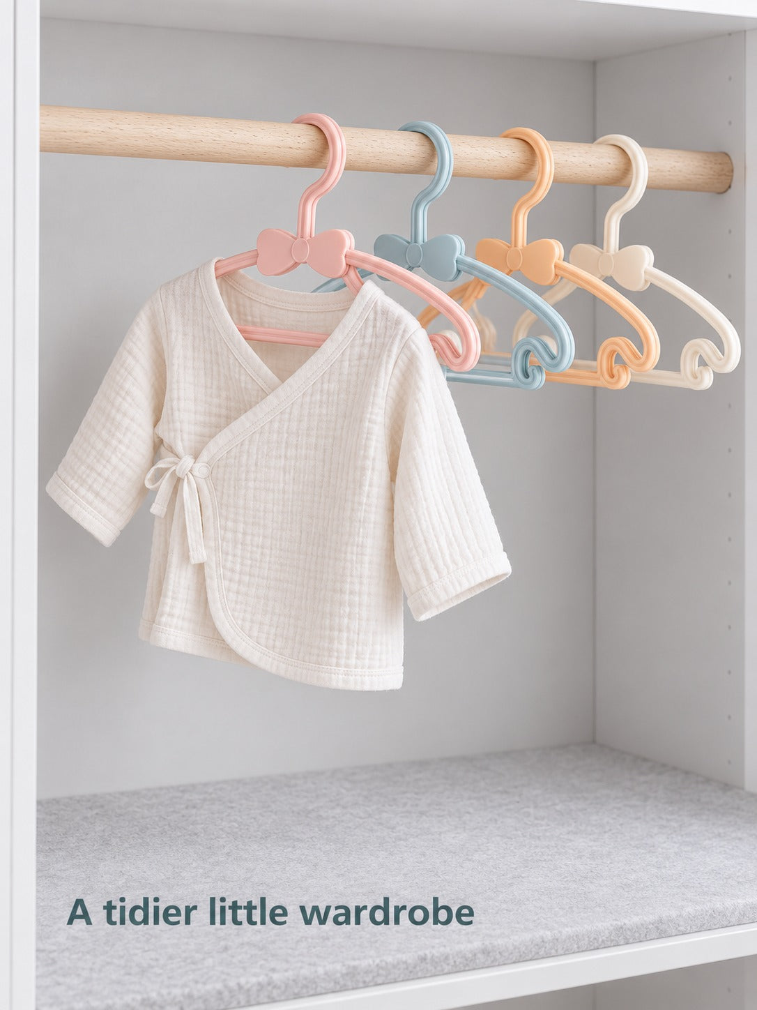 Non-Slip Baby Clothes Hangers for Nursery Closets Set