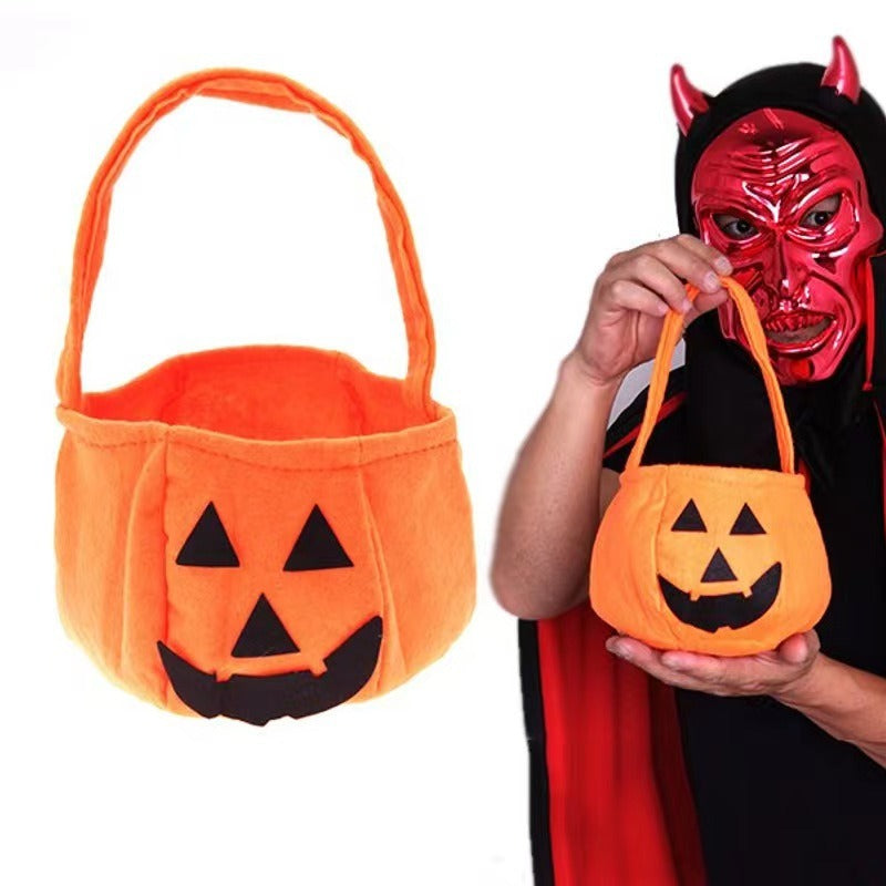 Halloween Pumpkin Candy Bag for Trick-or-Treating
