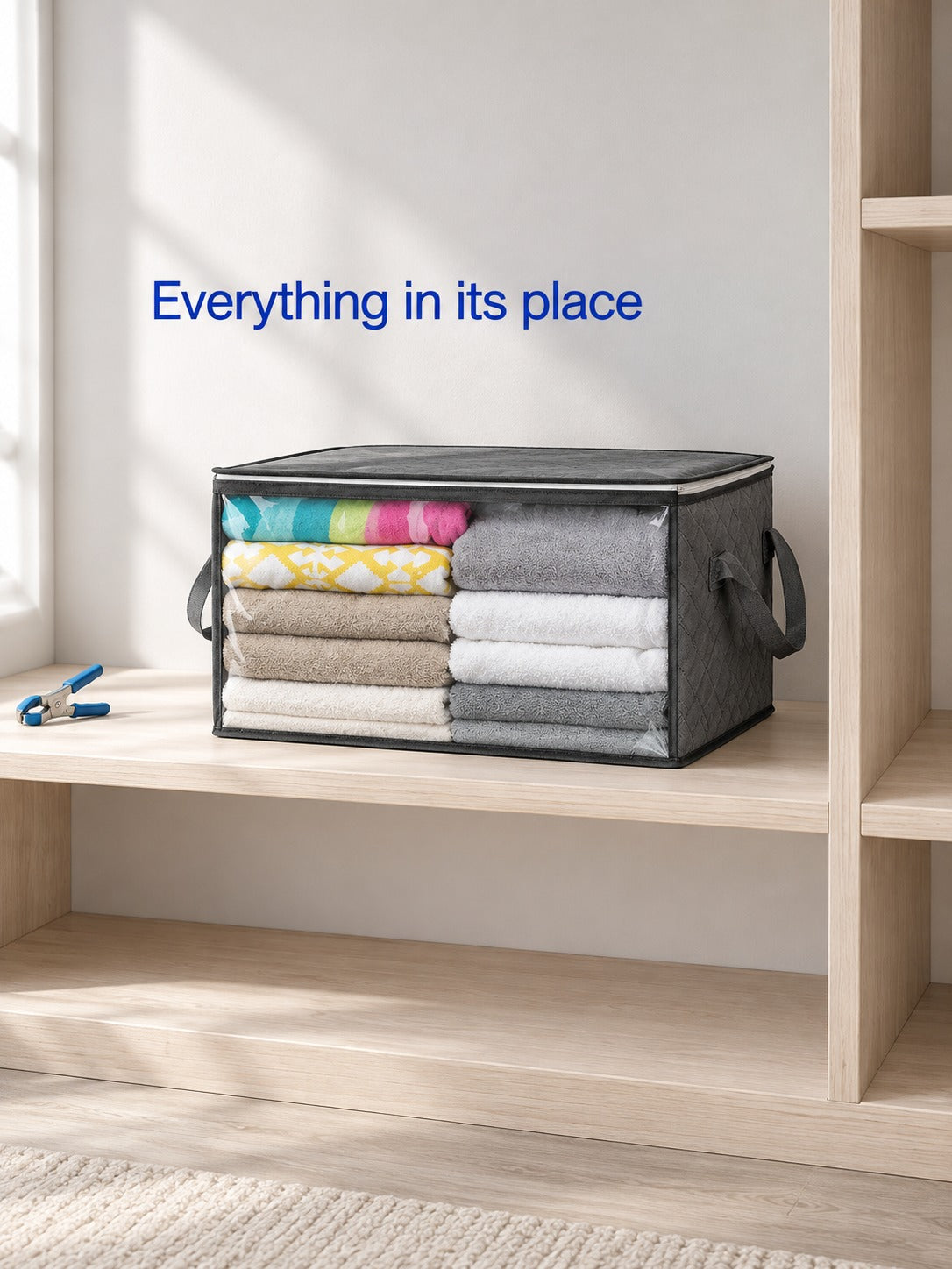 Non-Woven Storage Box with Lid, Dust and Moisture Proof