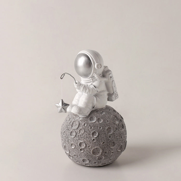 Astronaut Moon Decor for Whimsical Nordic Home Rooms