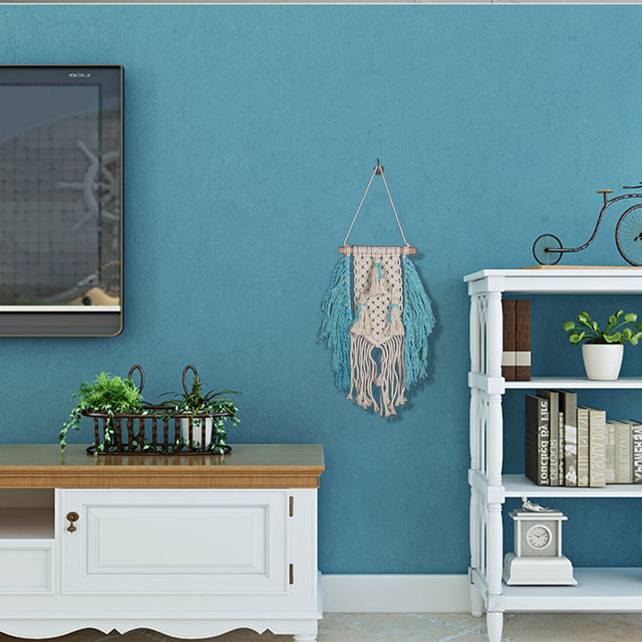 Woven Wall Hanging for Warm, Textured Boho Rooms