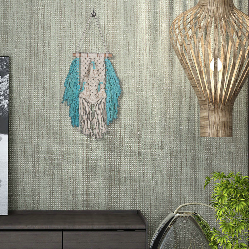 Woven Wall Hanging for Warm, Textured Boho Rooms