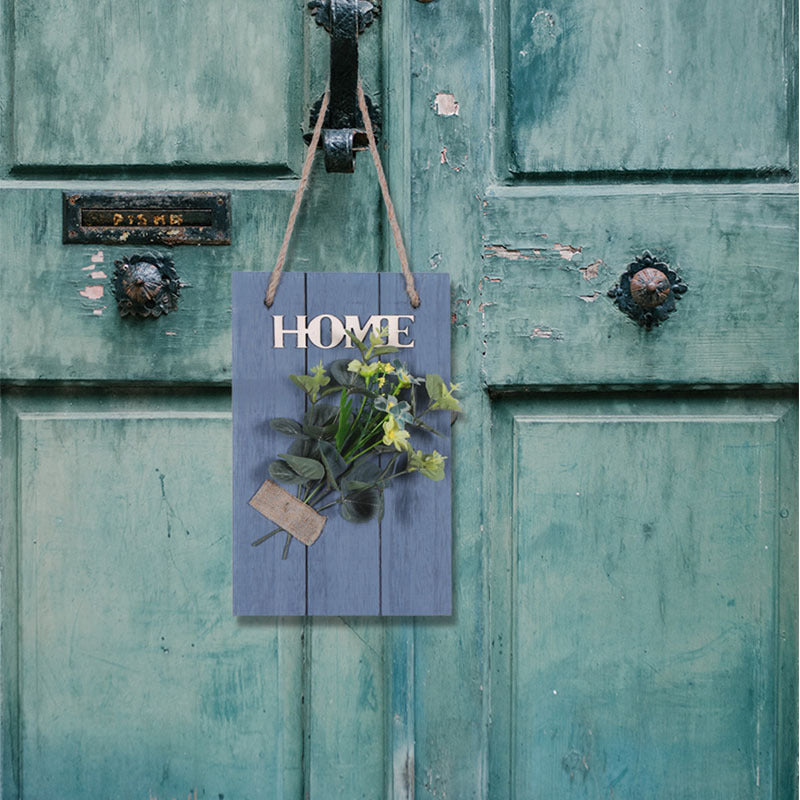 Wooden Welcome Sign for a Warm Rustic Entryway Decor