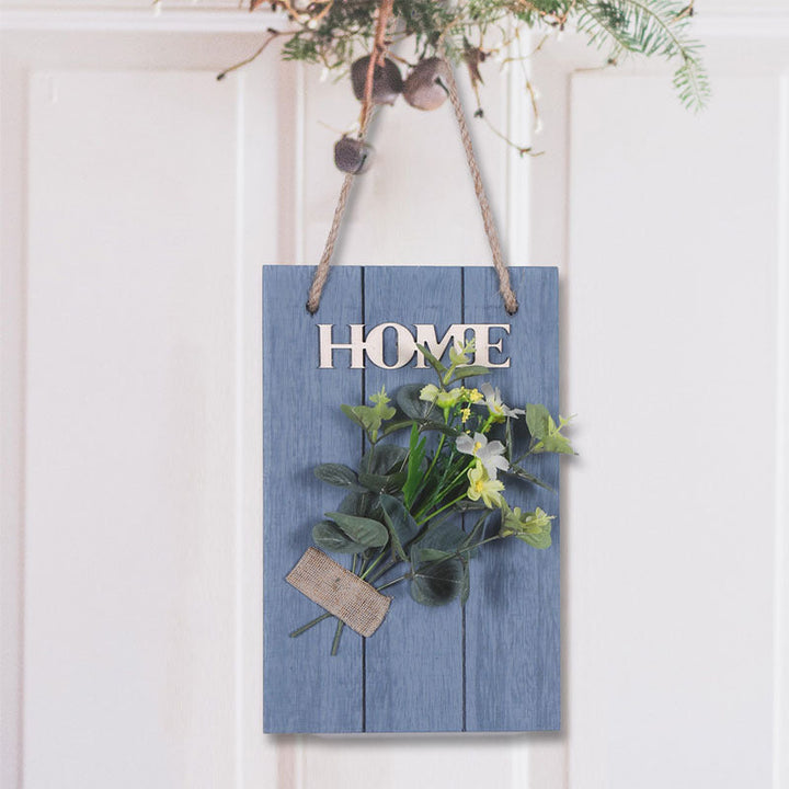 Wooden Welcome Sign for a Warm Rustic Entryway Decor