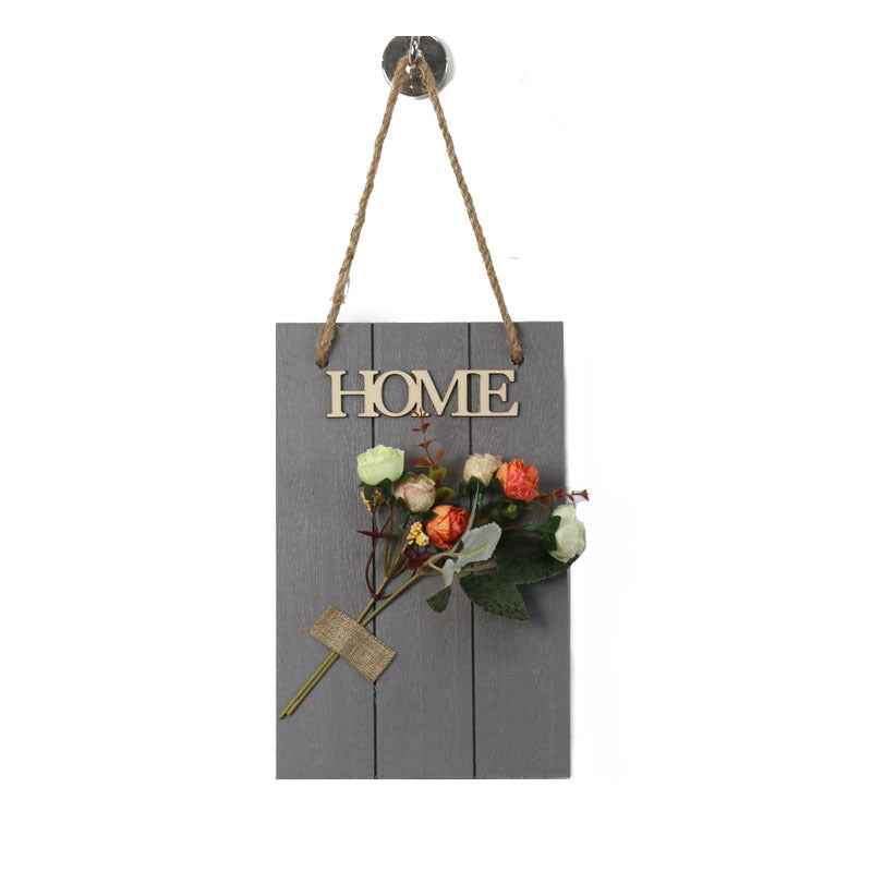 Wooden Welcome Sign for a Warm Rustic Entryway Decor
