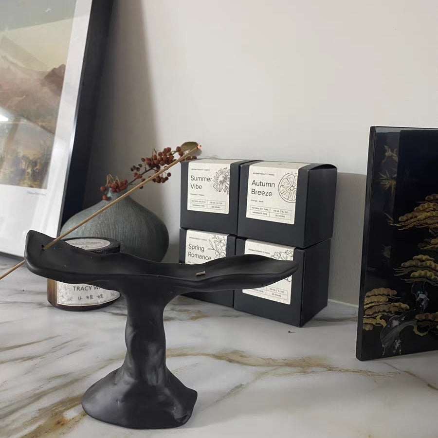 Ceramic Incense Holder Art for Minimalist Interiors