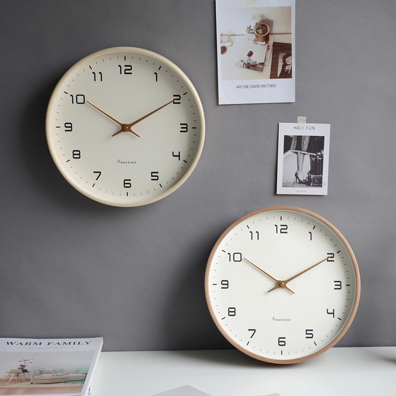 Nordic Wood Wall Clock for Easy, Elegant Readability