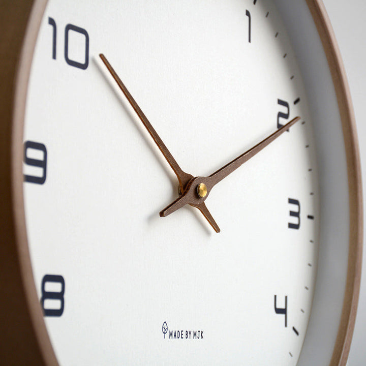 Nordic Wood Wall Clock for Easy, Elegant Readability