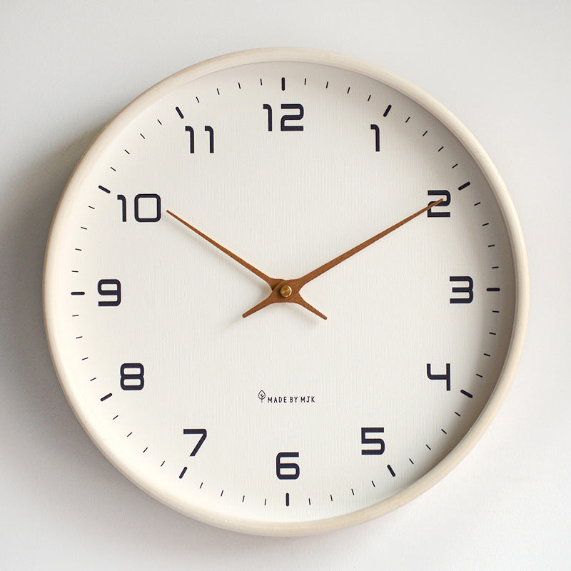 Nordic Wood Wall Clock for Easy, Elegant Readability